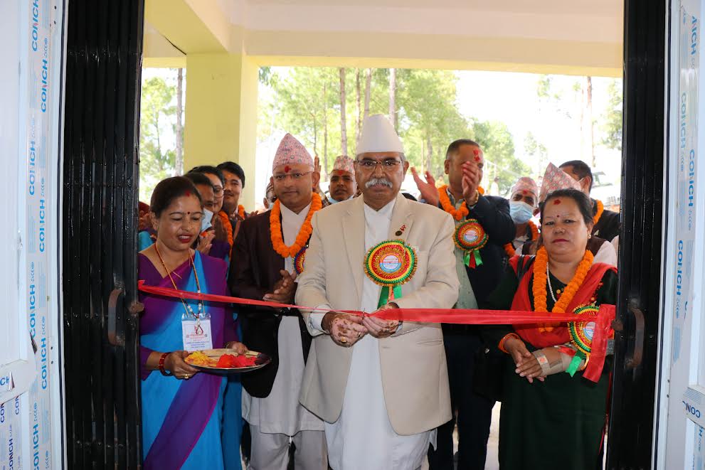 नमोबुद्ध १० को वडा कार्यालय र स्वास्थ्य चौकी भवन उद्घाटन