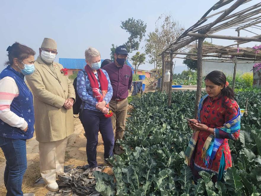 नर्वेली राजदूत नमोबुद्धमा, ‘महिलामैत्री असल कृषि अभ्यास’को प्रशंसा