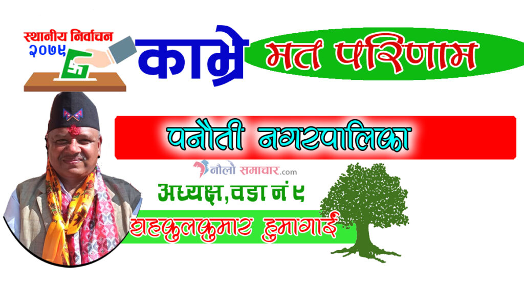 पनौती-९ मा पुनः कांग्रेसका शहकुल हुमागाईं विजयी
