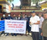 धनेश्वर मन्दिर परिसरमा सरसफाई तथा वृक्षारोपण