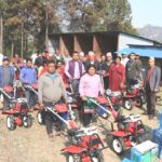 नमोबुद्धका कृषकलाई कृषि उपकरण वितरण