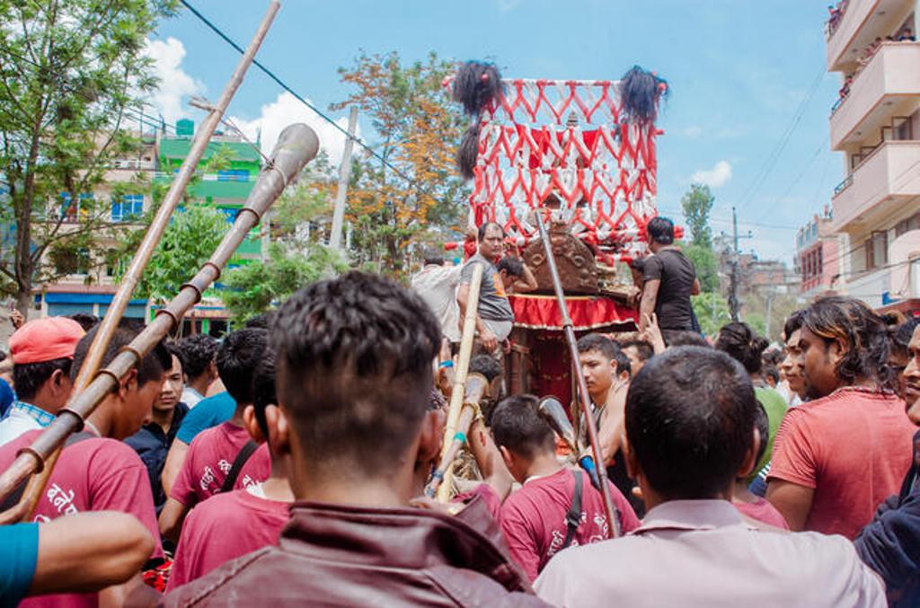 आजबाट बनेपामा २५ सय वर्ष पुरानो चण्डेश्वरी जात्रा सुरु, यस्तो छ प्राचिन किम्बदन्ती