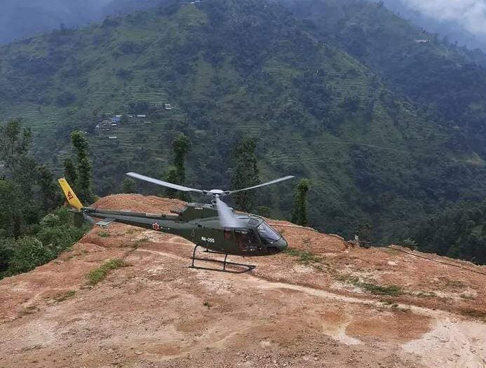 महाभारतमा सुत्केरी हुन नसकेपछि हेलिकप्टरबाट उद्धार