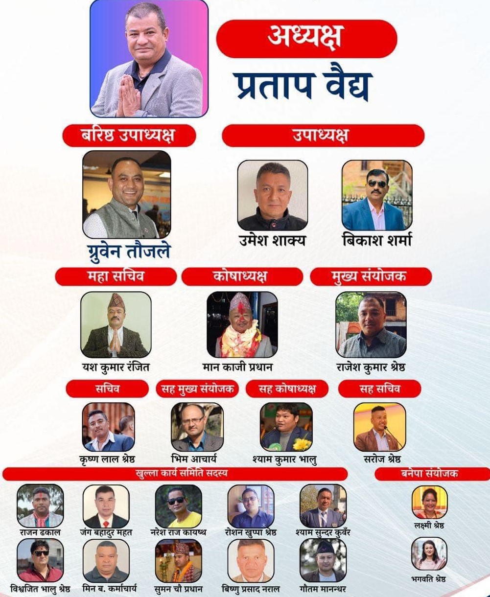 काभ्रे उद्योग वाणिज्य संघको निर्वाचन : प्रताप वैद्यको प्यानल सार्वजनिक