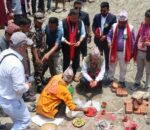 खानीखोला गाउँपालिकाको प्रशासनिक भवन र जनमुक्ति मार्ग एकै साथ शिलान्यास