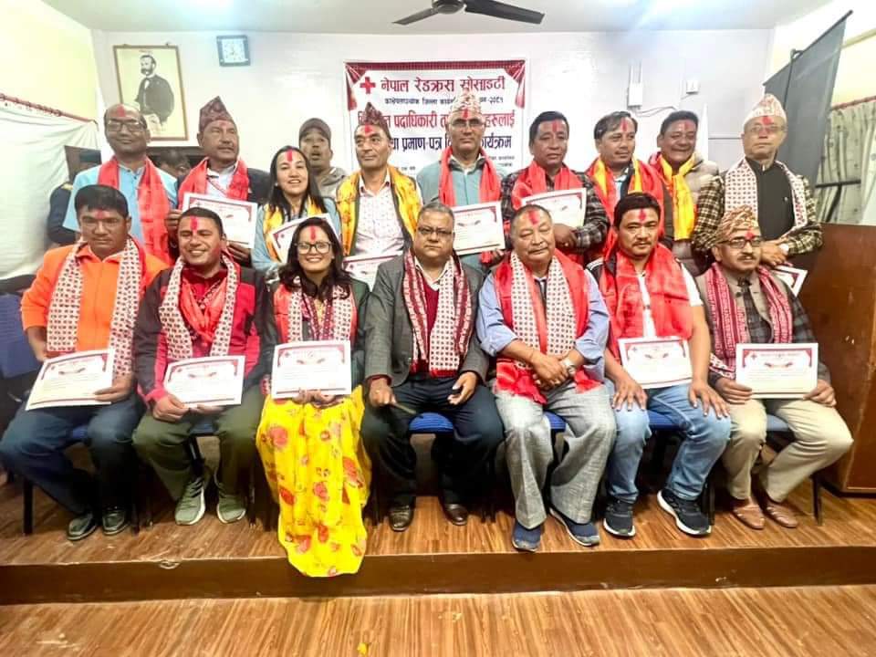 नेपाल रेडक्रस सोसाइटी काभ्रेमा देवेन्द्र प्रसाद भैलको टिम विजयी