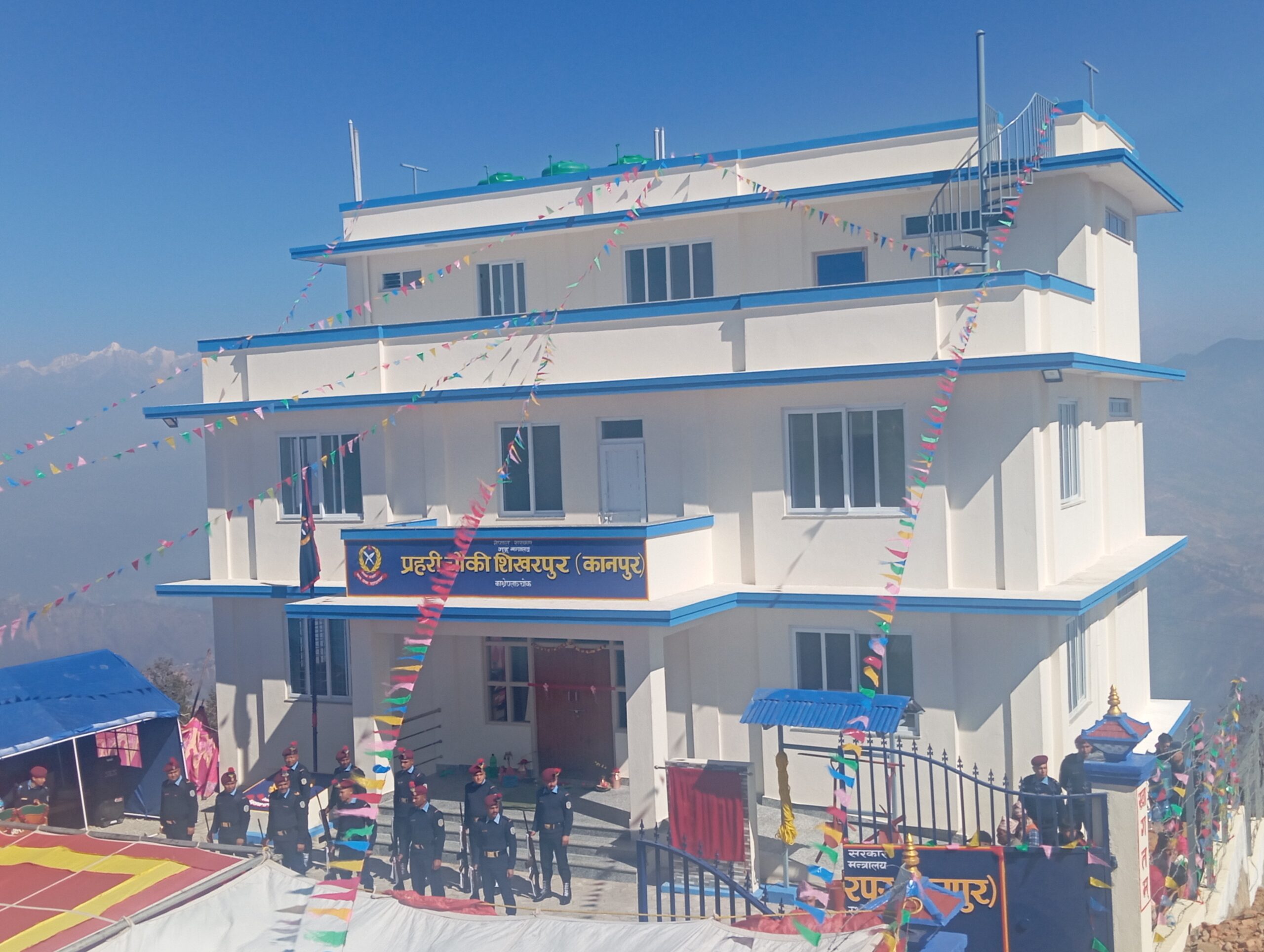 कानपुरमा बन्यो प्रहरी चौकी भवन