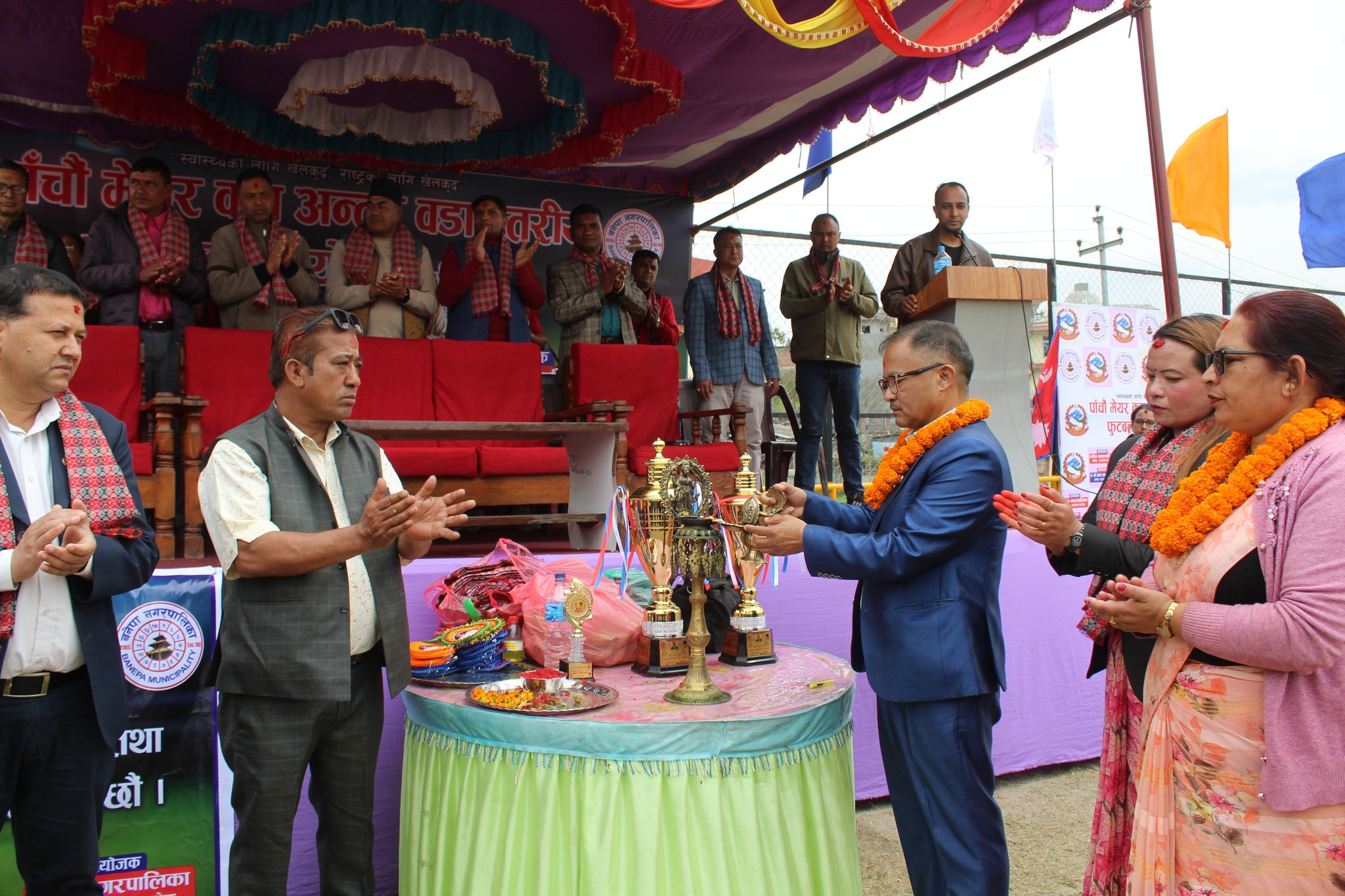 ५ औं संस्करणको मेयर कप फुटबल प्रतियोगिता बनेपामा शुरु