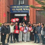 काभ्रे क्याम्पसको स्ववियु निर्वाचनमा नेविसंघको माहोल, अखिलबाट सभापति उम्मेदवारले कार्यतालिका च्याते