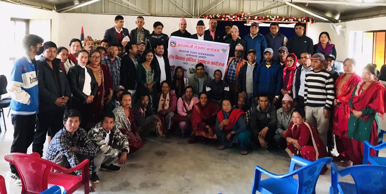 नमोबुद्धमा ४० जनालाई प्लम्विङ र डकर्मी तालिम