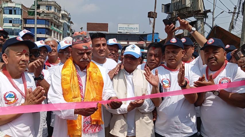 बुद्ध जयन्तीमा पनौतीदेखि नमोवुद्धसम्म शान्ति पदयात्रा