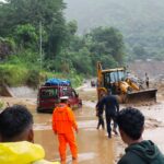 नार्केमा लेदोेले अवरुद्ध वी.पी. राजमार्ग एकतर्फी सञ्चालनमा आयो