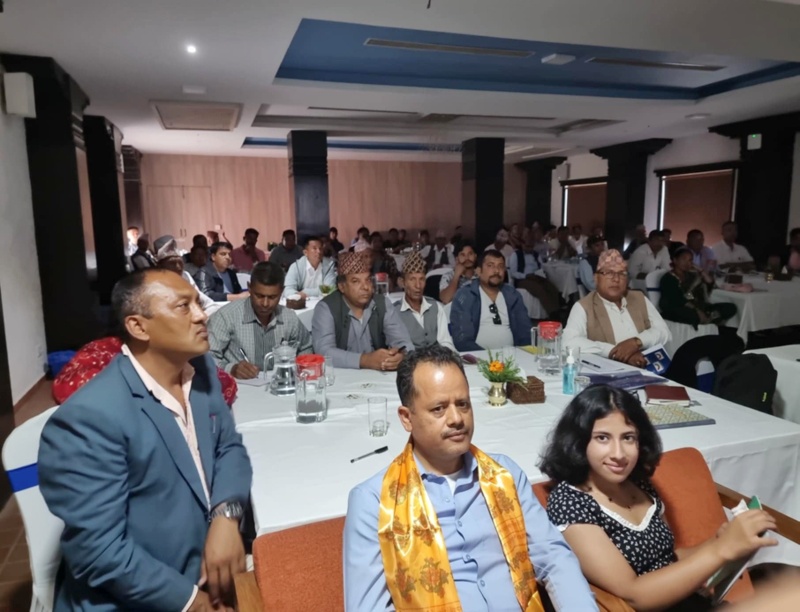 खानेपानी सुरक्षा योजनाका लागि उपभोक्ता समितिका पदाधिकारीलाई अभिमुखीकरण