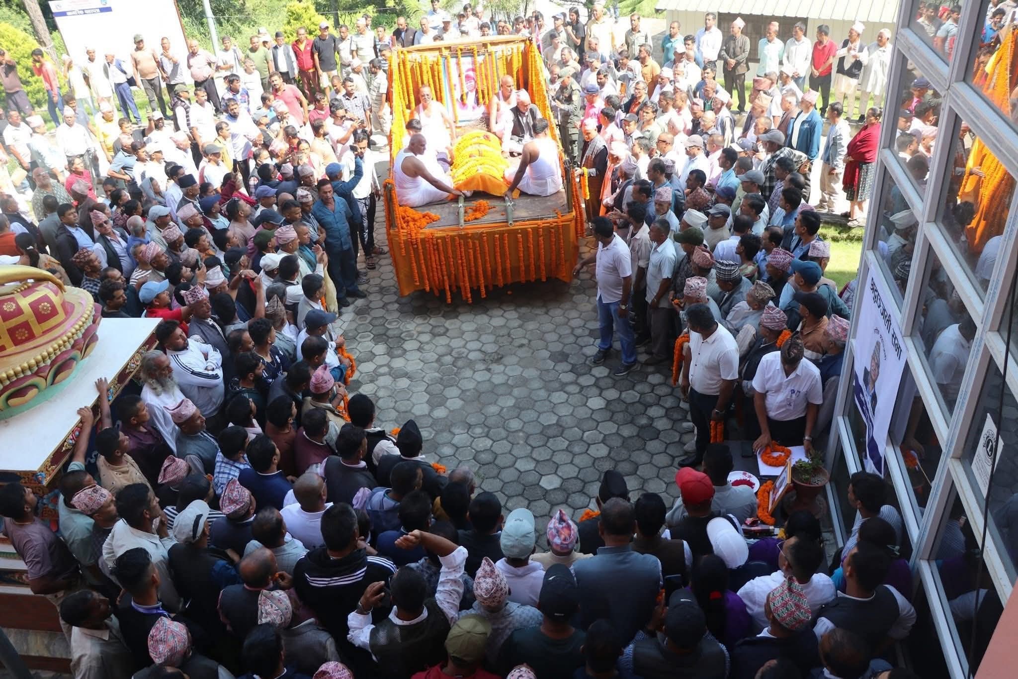 नमोबुद्ध नगरपालिकाका प्रथम नगर प्रमुख शर्माको निधन