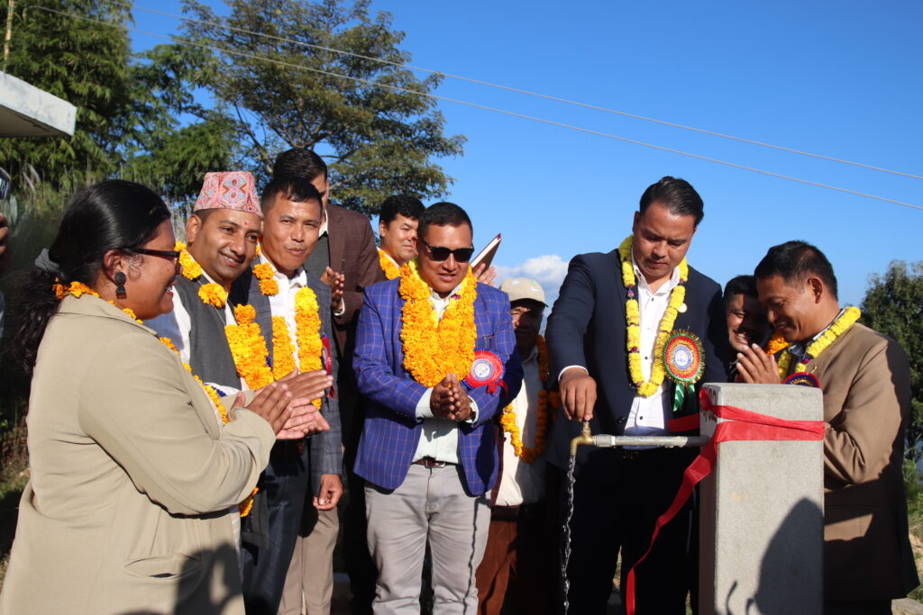 भिमखोरीको ६३ परिवारलाई ‘एक घर,एक धारा’